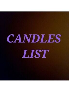 3-WICK CANDLES - TOO MANY CANDLES TO LIST INDIVIDUALLY